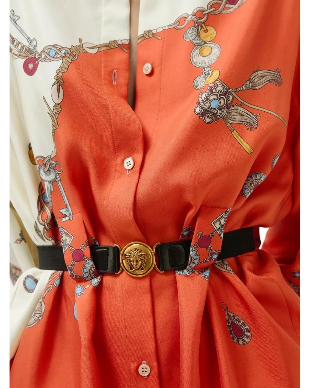 Abito Corto di Versace in Red