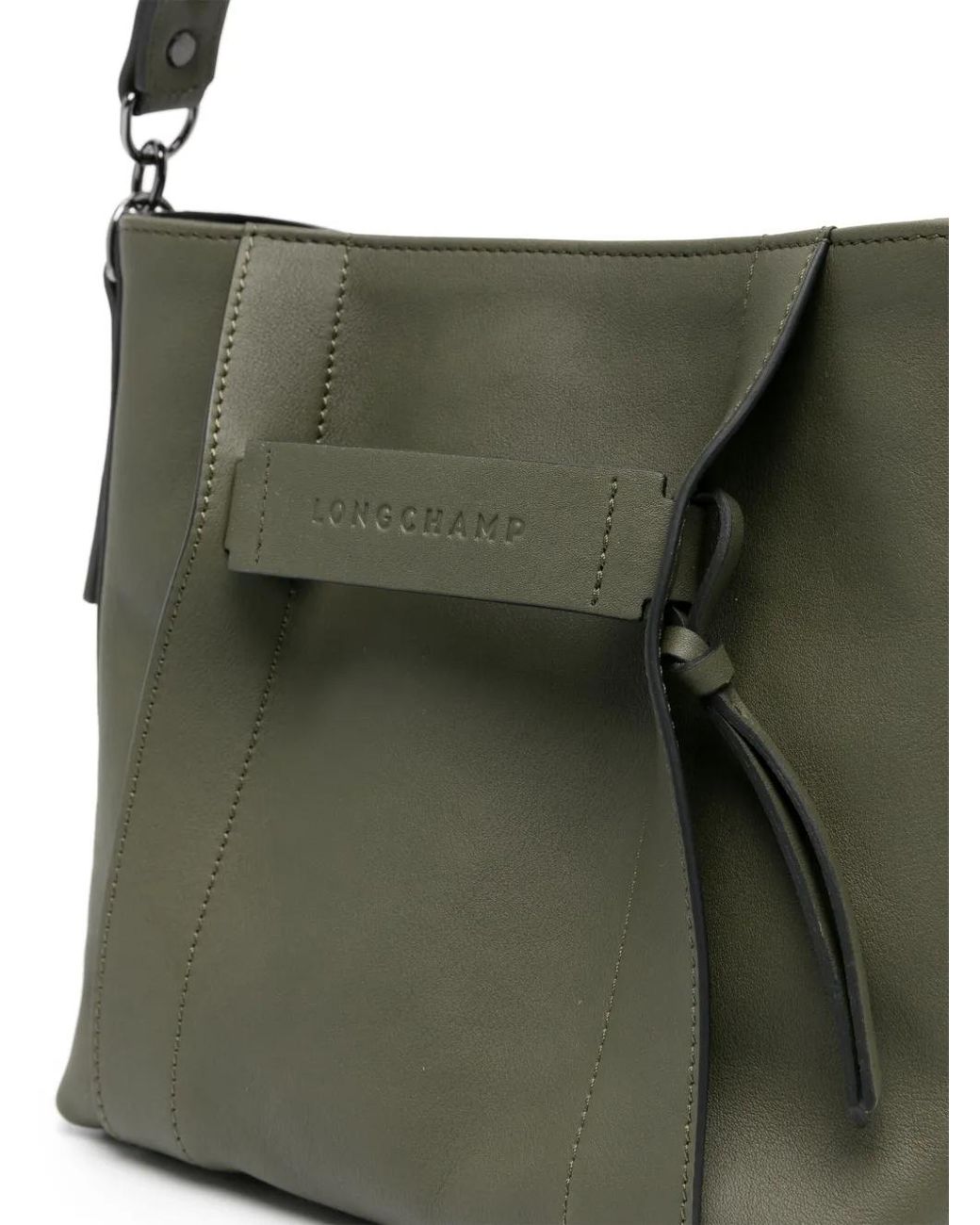 Longchamp Black Small 3D Leather Crossbody Bag