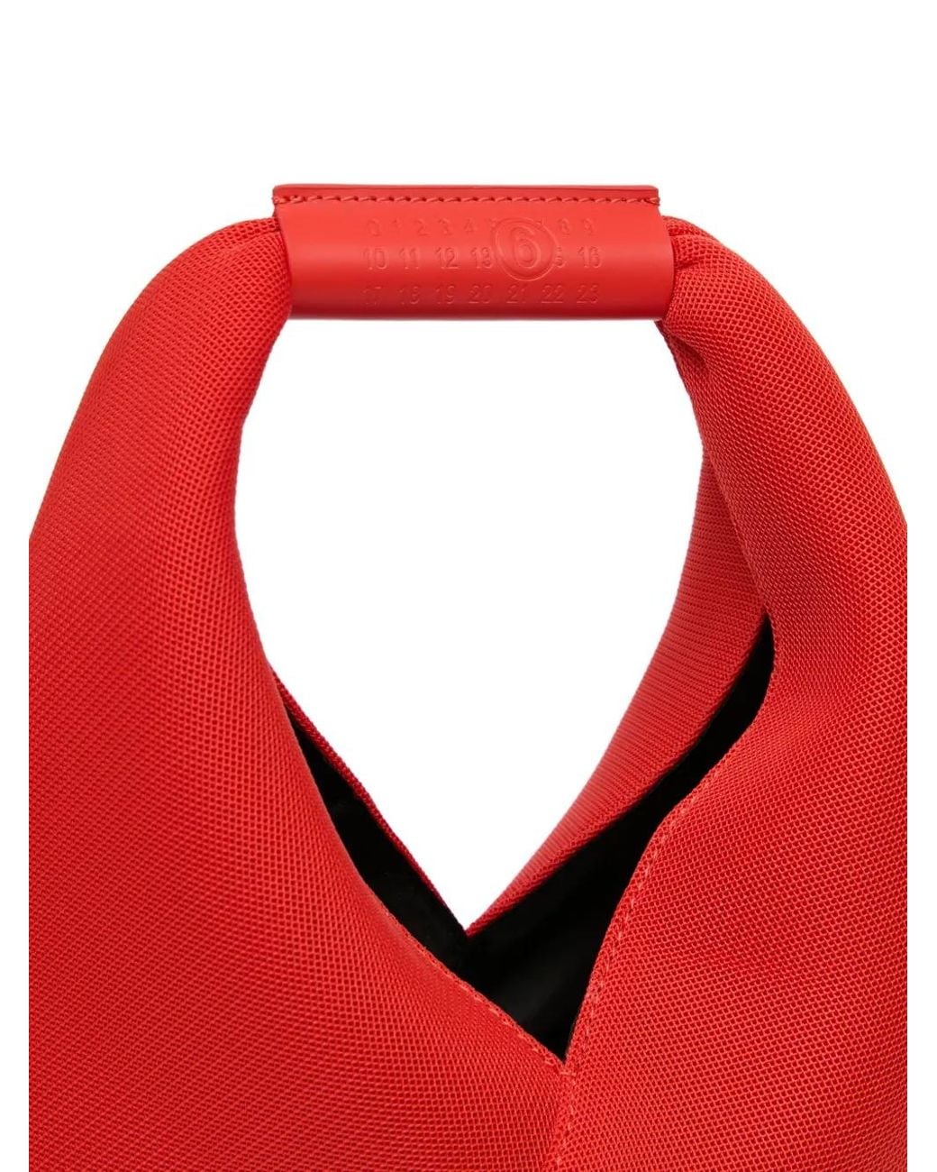 MM6 by Maison Margiela Red Small Japanese Tote Bag