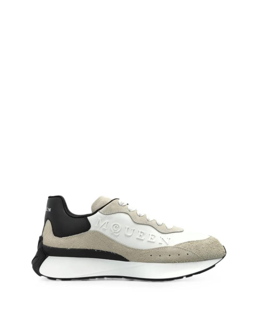McQueen White Sprint Runner Sneakers for men