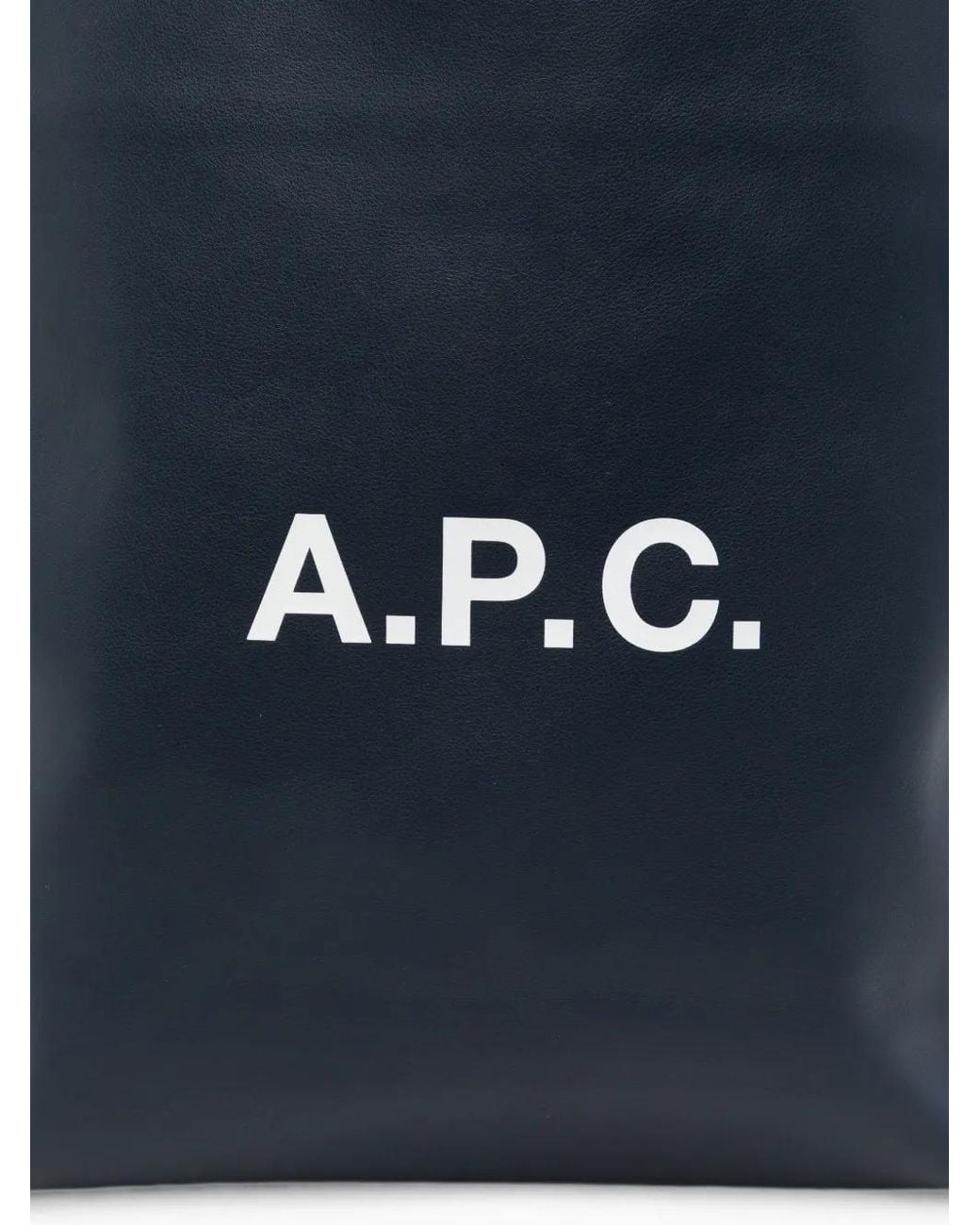 A.P.C. Blue Tote Bags