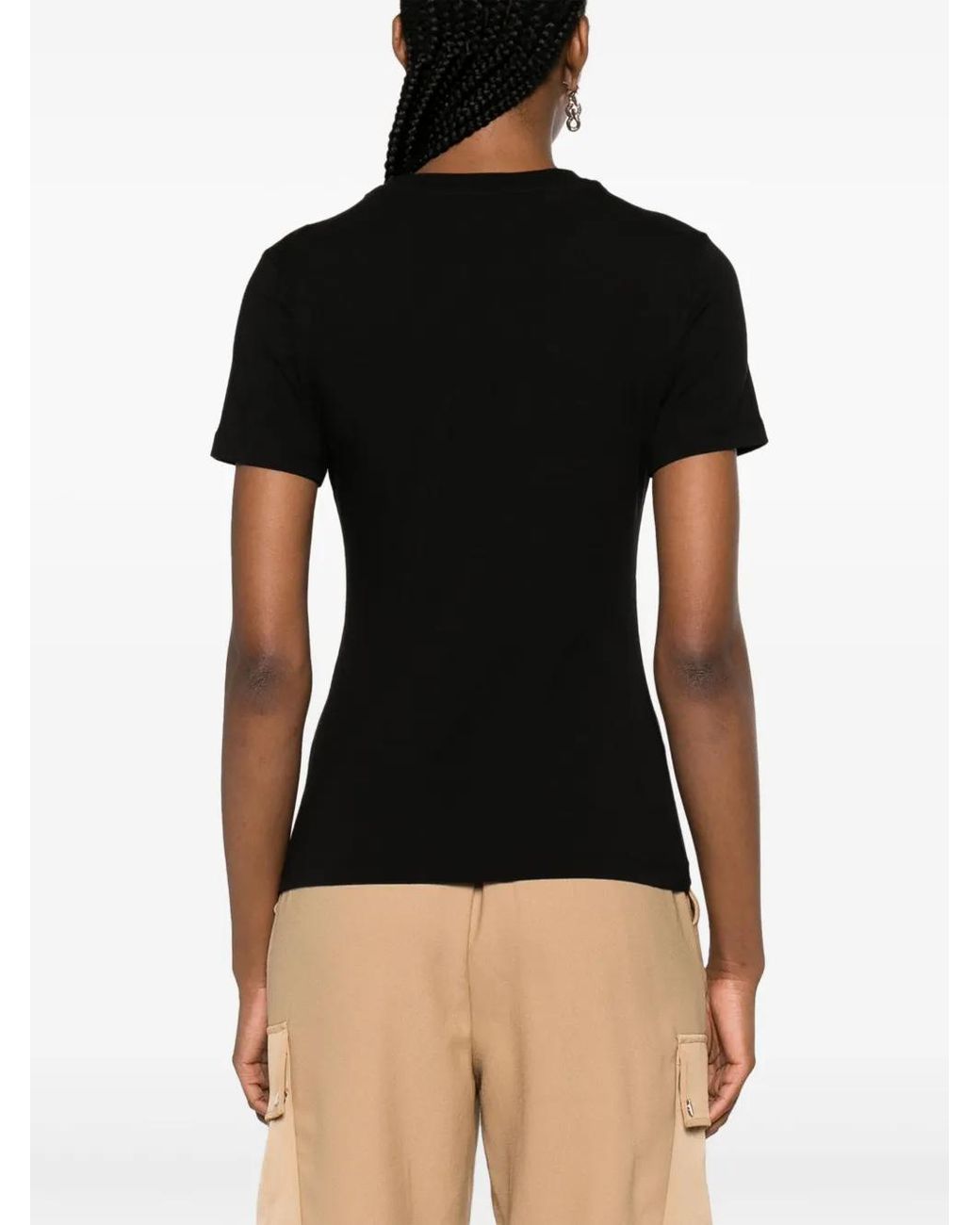 Just Cavalli Black T-shirts And Polos