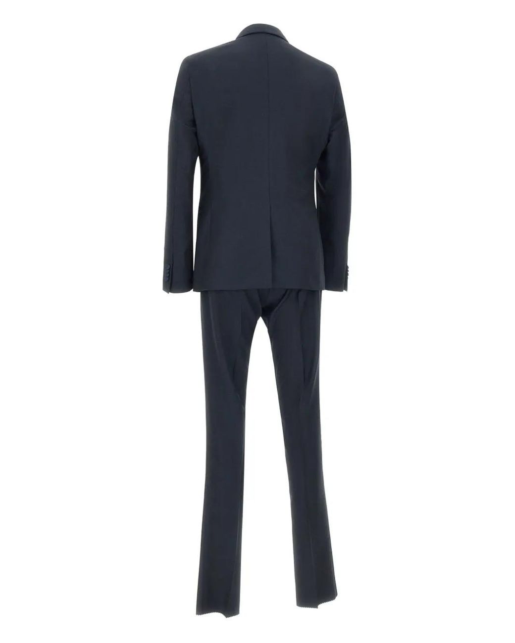 Corneliani Blue Wool Three-Piece Formal Suit for men