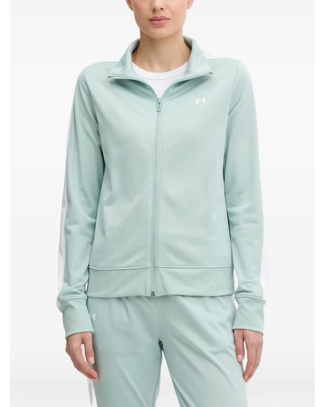 Under Armour Blue Tricot Logo-Print Tracksuit