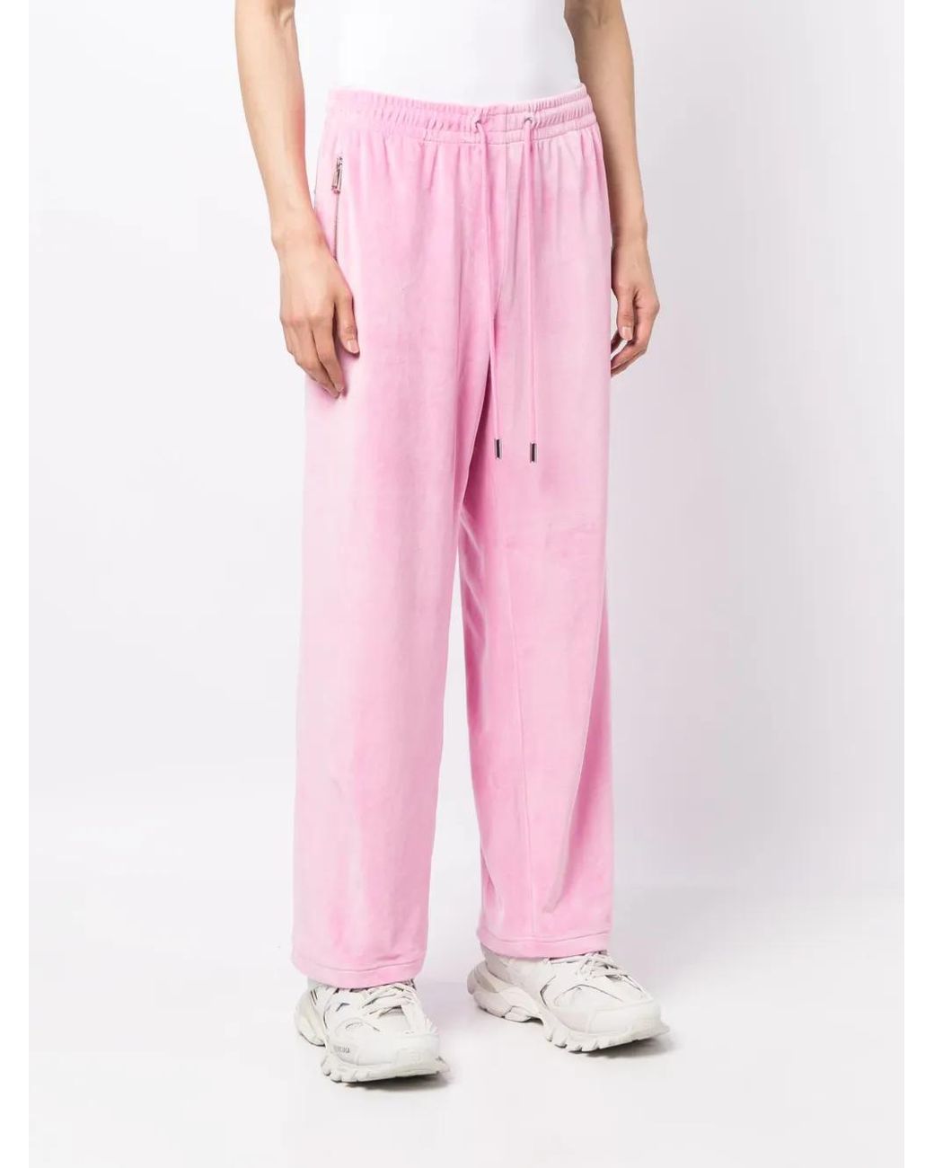 TEAM WANG design Straight Broek in het Pink
