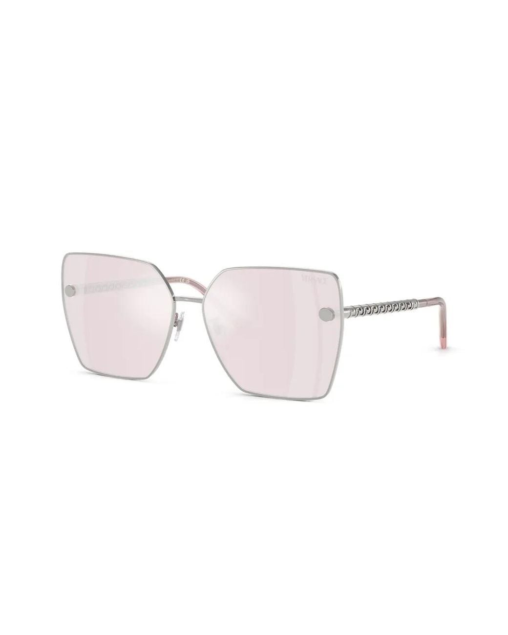 Versace Pink Square Frame Sunglasses