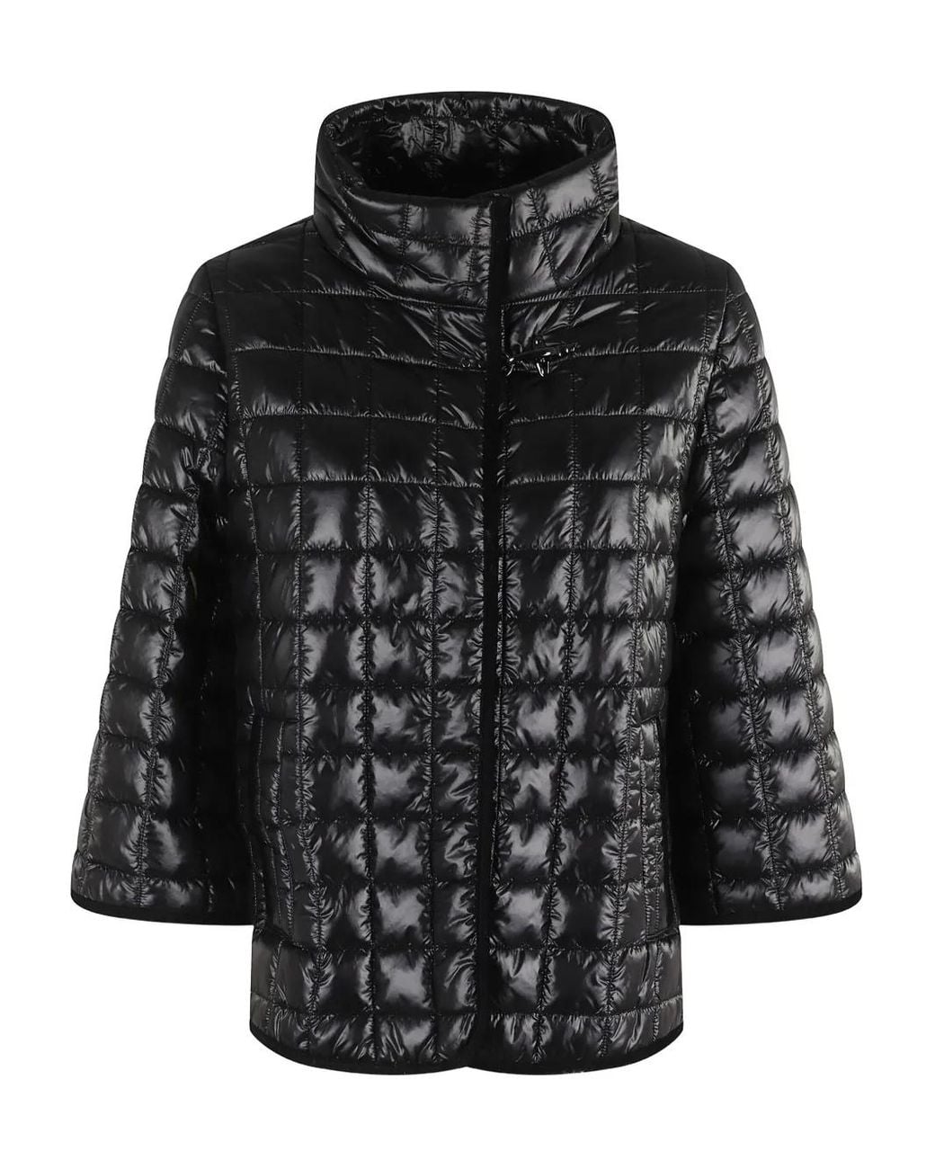Fay Black Quilted Puffer Jacket