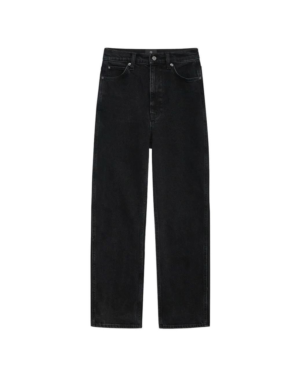 Anine Bing Black Washed Jean Jane