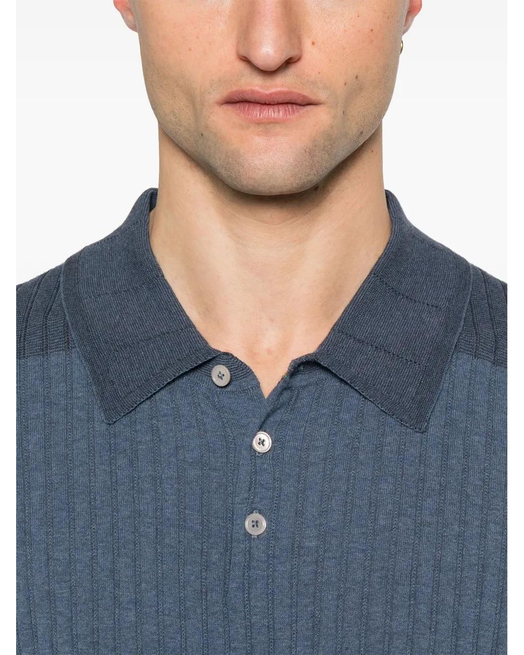Polo De Canalé Paul Smith de hombre de color Blue