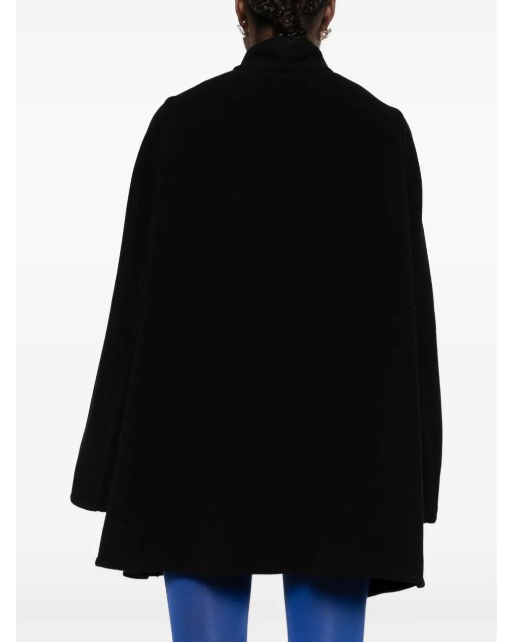 Loewe Black Pleated Short Coat