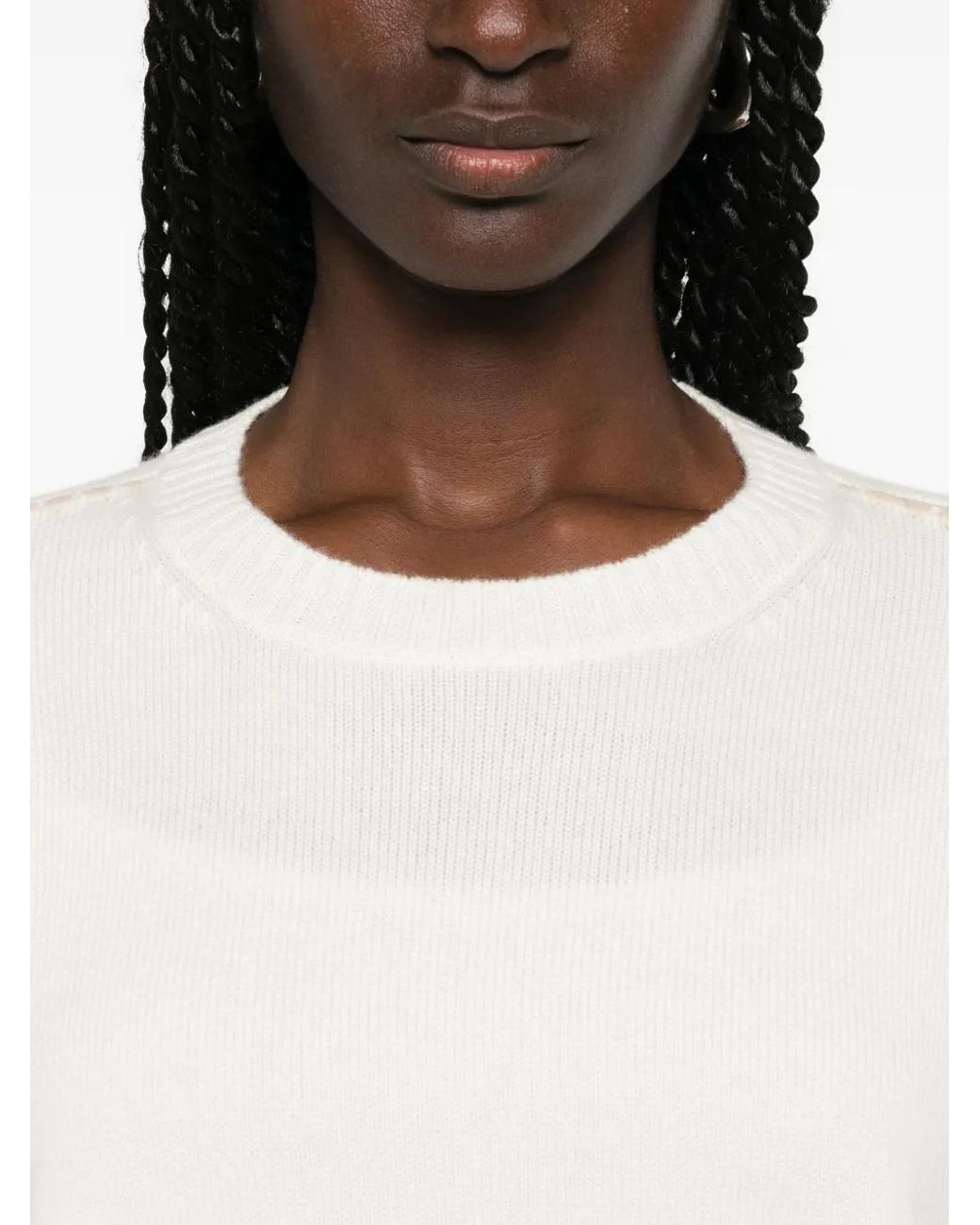 Kujten White Amelina Sweater
