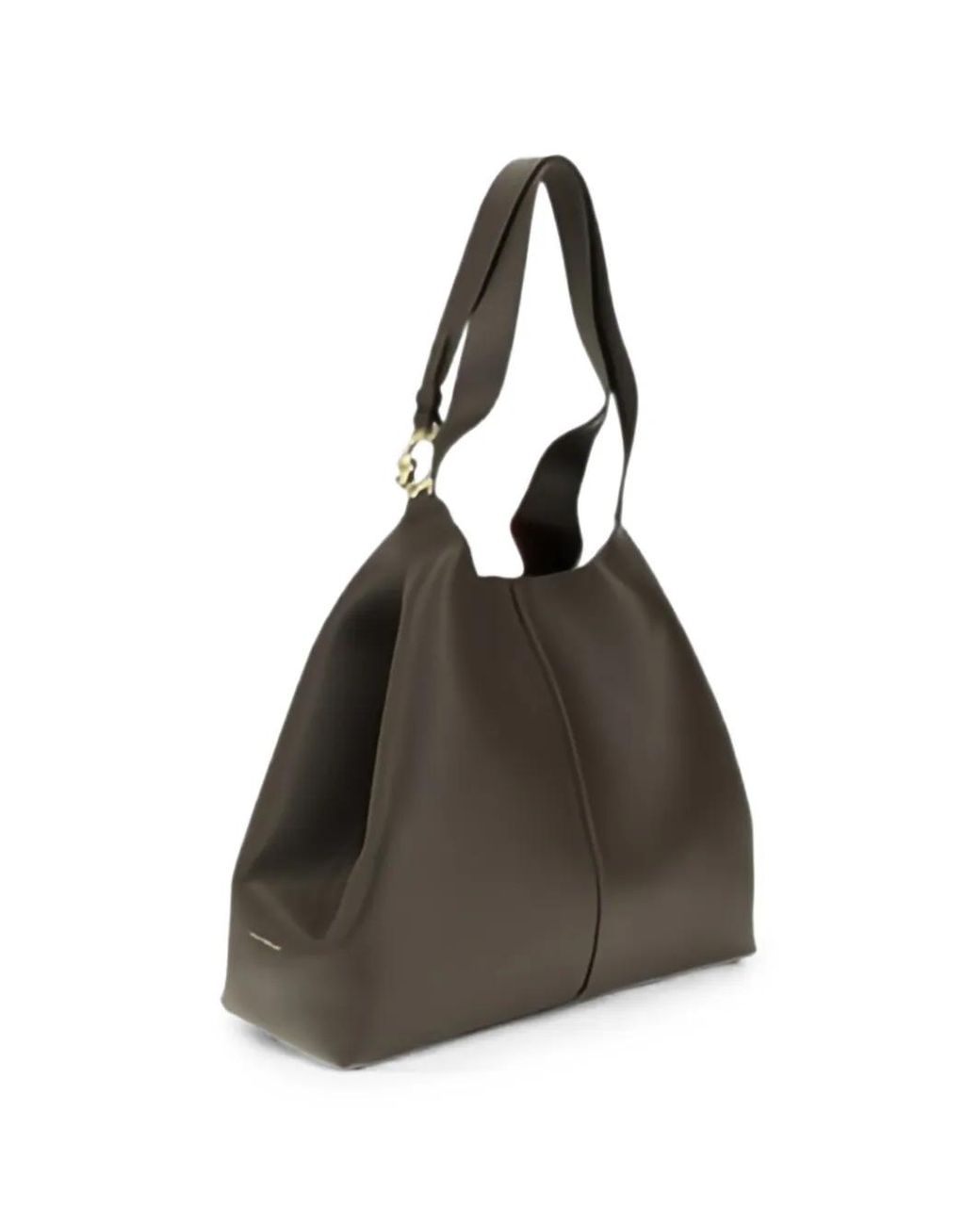 Coccinelle Black Large C-Easy Leather Shoulder Bag