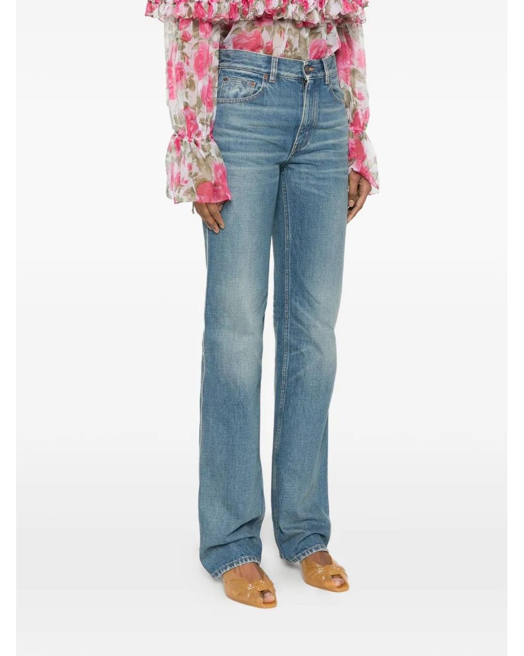 Chloé Blue Straight Jeans