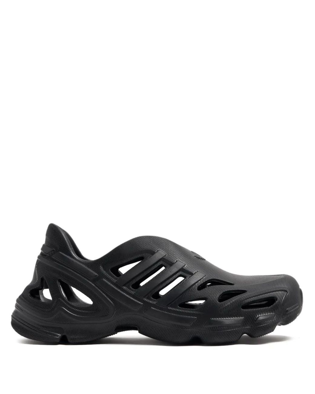 Adidas Black Adifom Supernova Logo-Embossed Sneakers