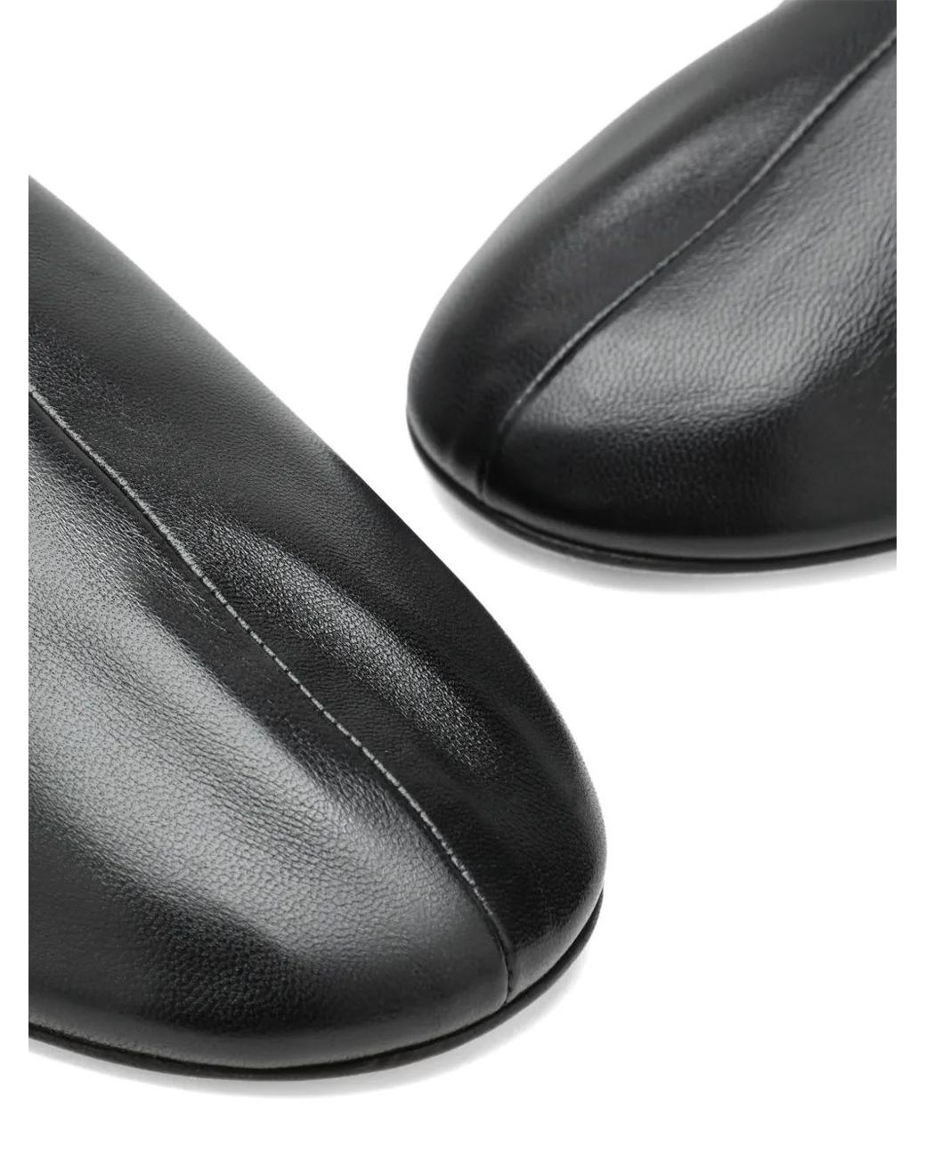 Dear Frances Black Balla Zip-Fastening Leather Ankle Boots