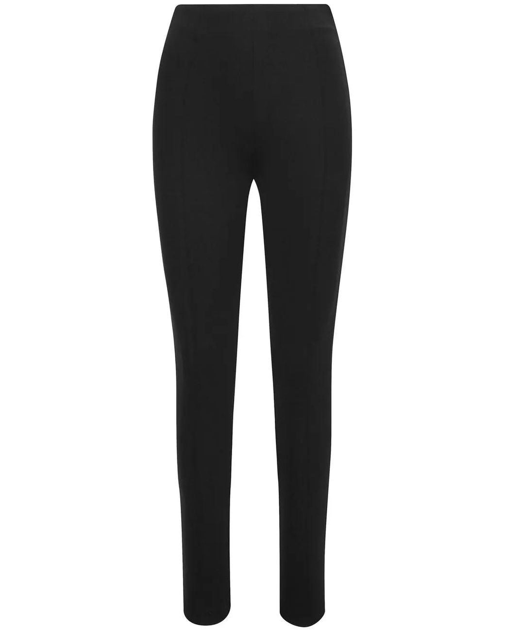 Oscar de la Renta Black Skinny High-Wiasted Trousers