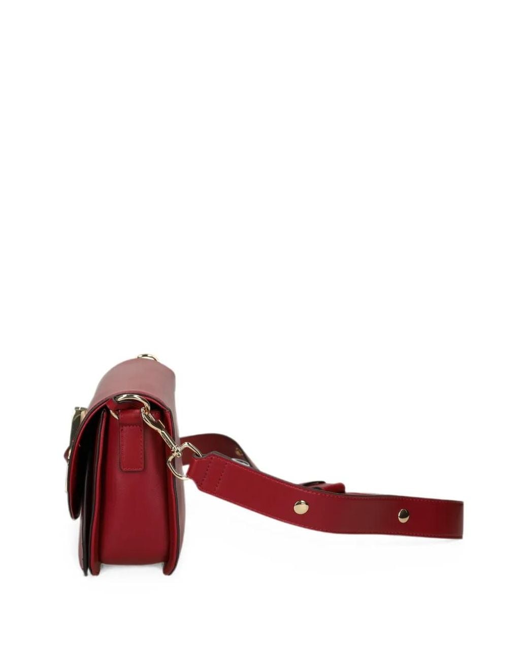 Love Moschino Red Clothespin-Detail Shoulder Bag