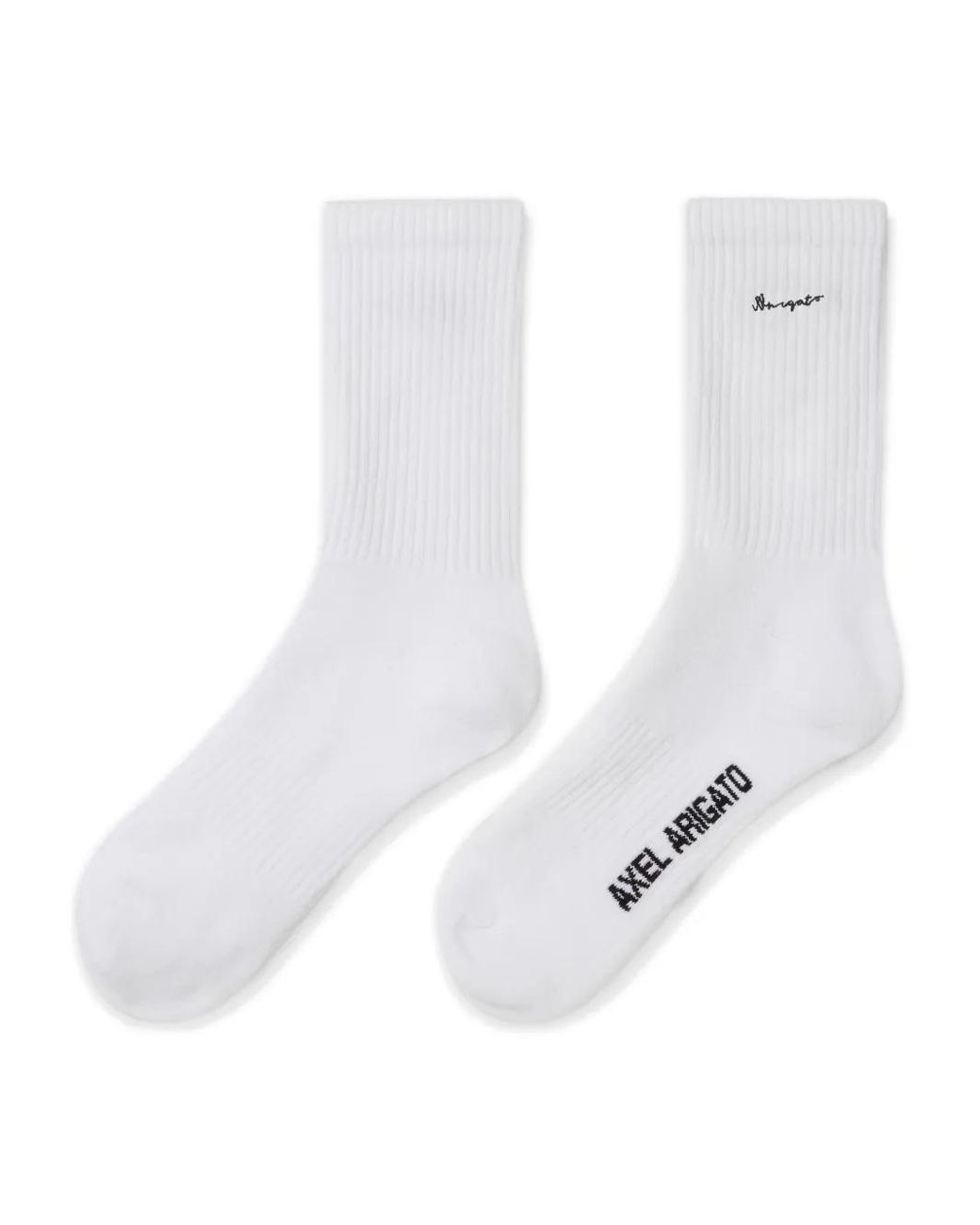 Axel Arigato White Doodle Logo Socks