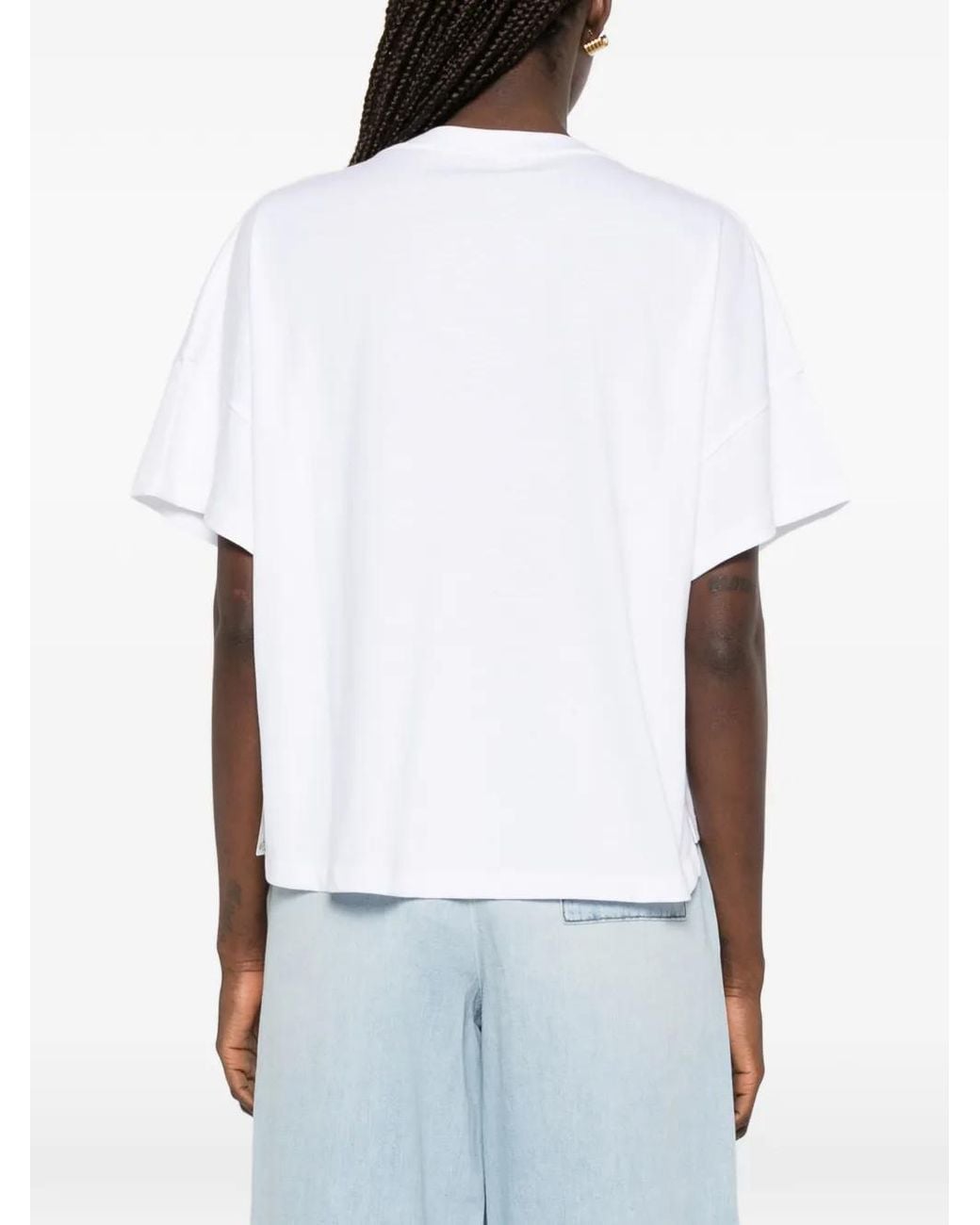 Loewe White Paula's Ibiza Logo Cotton T-Shirt