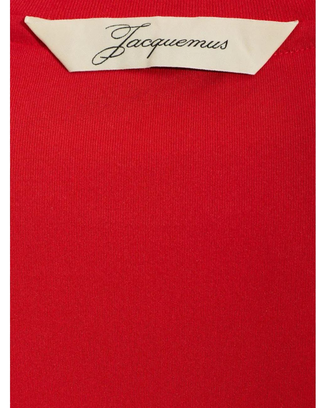 Jacquemus Red The Rond Carré Short-Sleeve T-Shirt for men