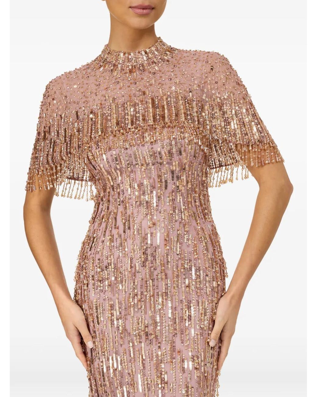 Jenny Packham Natural Leia Dress