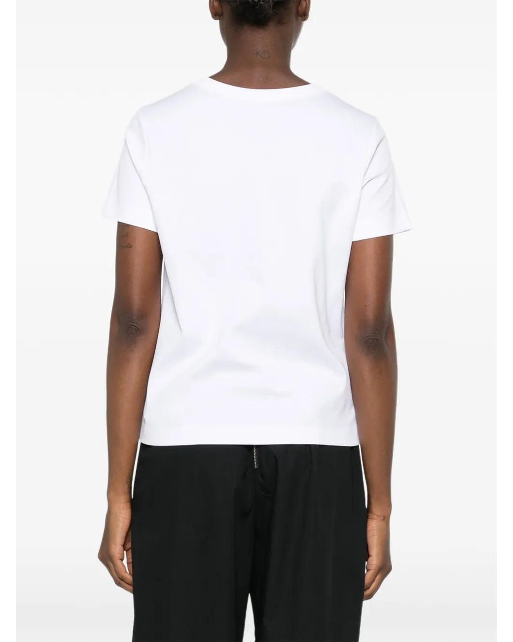 Shirt C-zero White Crew-Neck Short-Sleeve T-Shirt