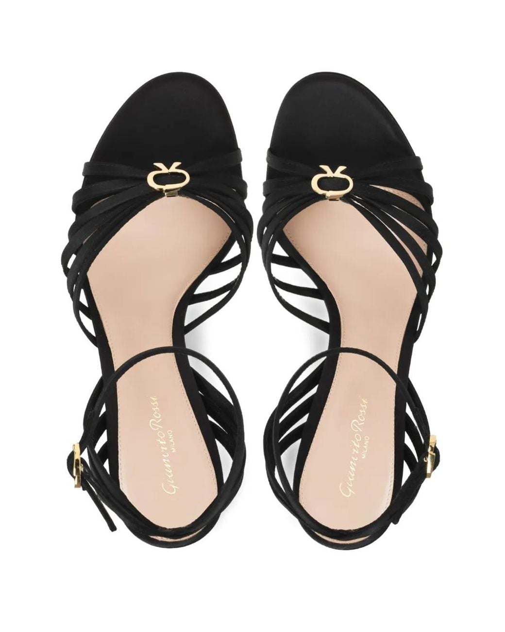 Gianvito Rossi Black 70Mm Rita Sandals