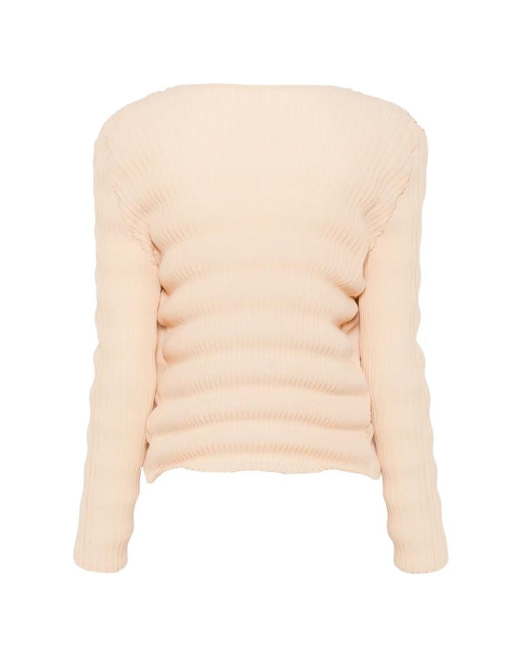 Surf Pattern Shirts Issey Miyake Spring Pleats Wave-Pattern Jacket in Natural | Lyst