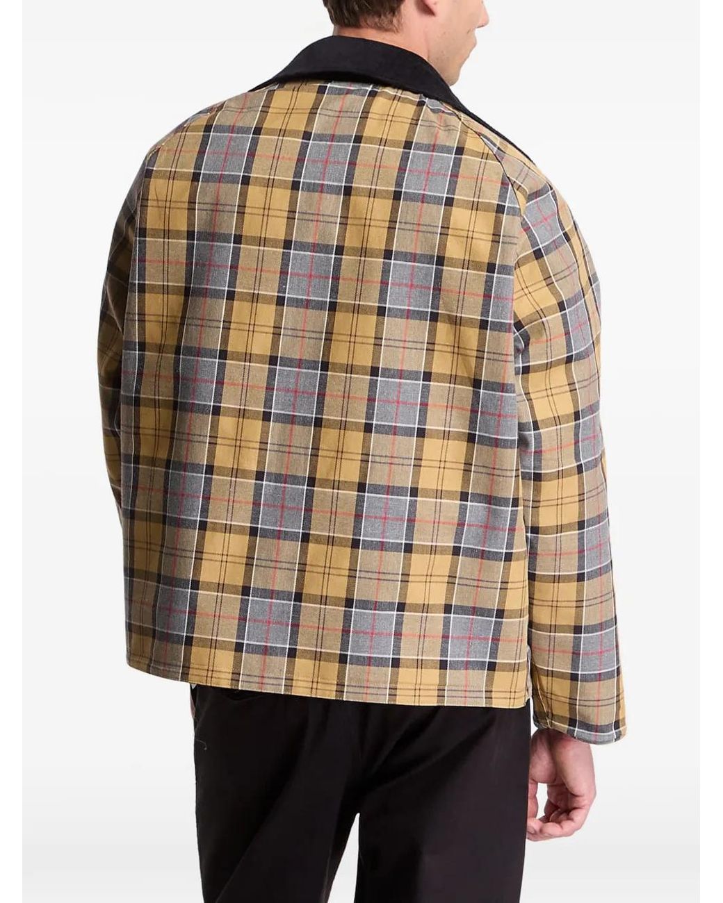 Barbour Black Veste Réversible À Carreaux for men