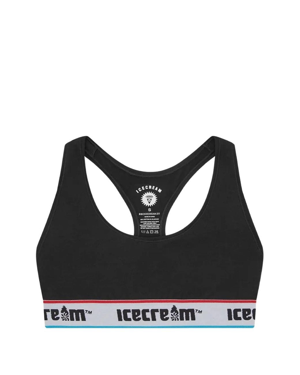 ICECREAM Black Logo-Band Top