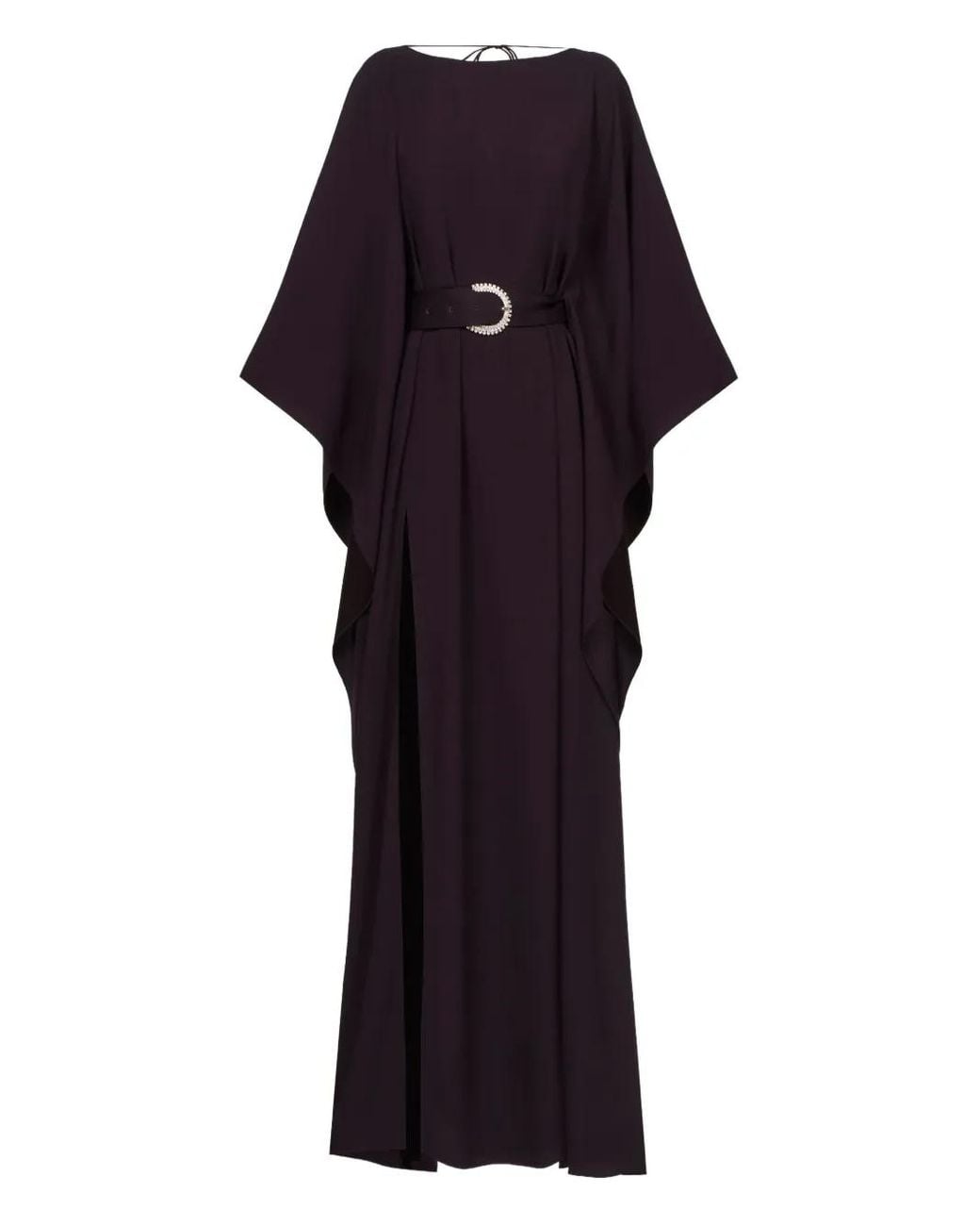 Taller Marmo Blue Fitzgerald Embellished-Belted Maxi Dress