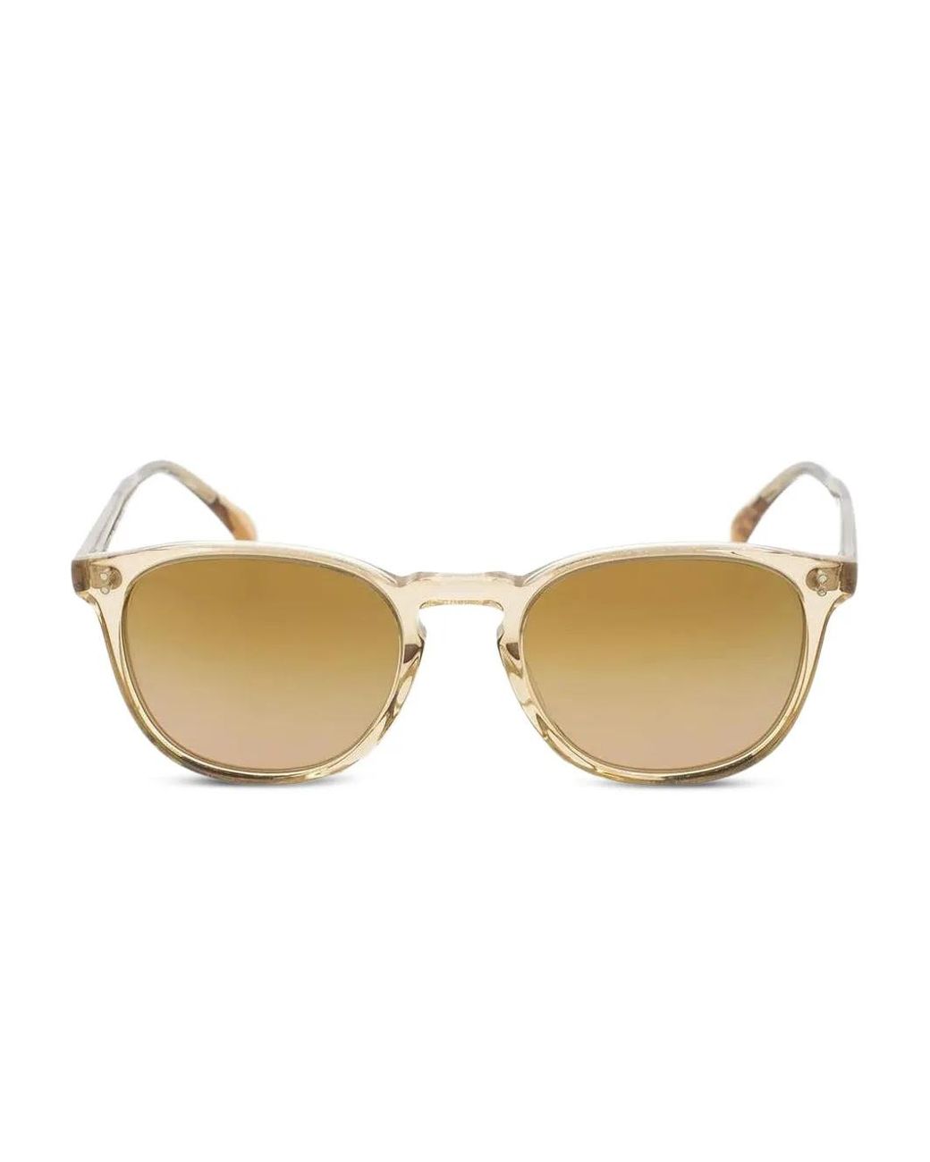 Oliver Peoples Natural Fairmont Sun Round-Frame Sunglasses