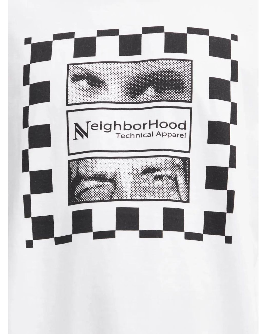 Neighborhood White Graphic-Print T-Shirt for men