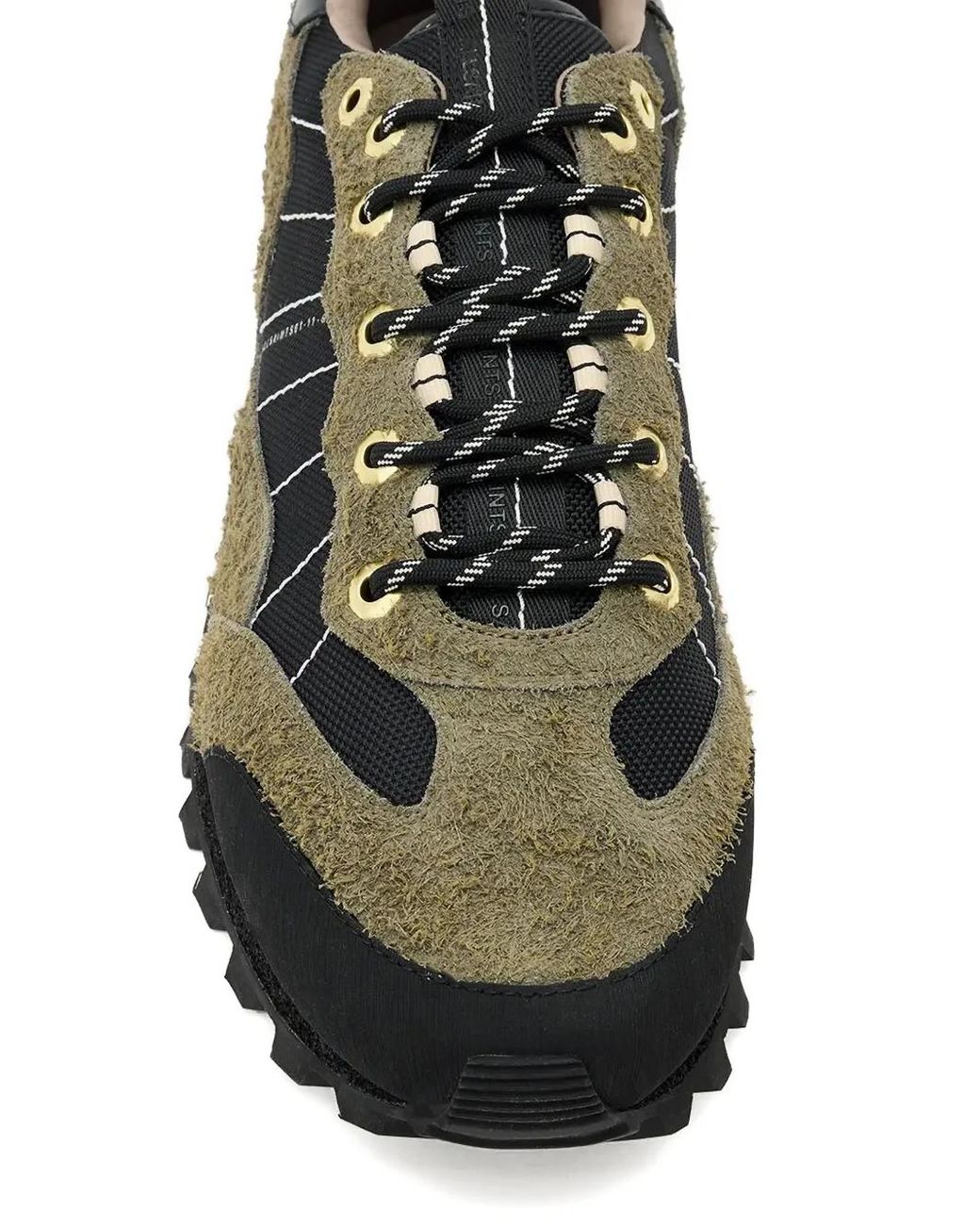 AllSaints Green Suede Nevis Sneakers for men