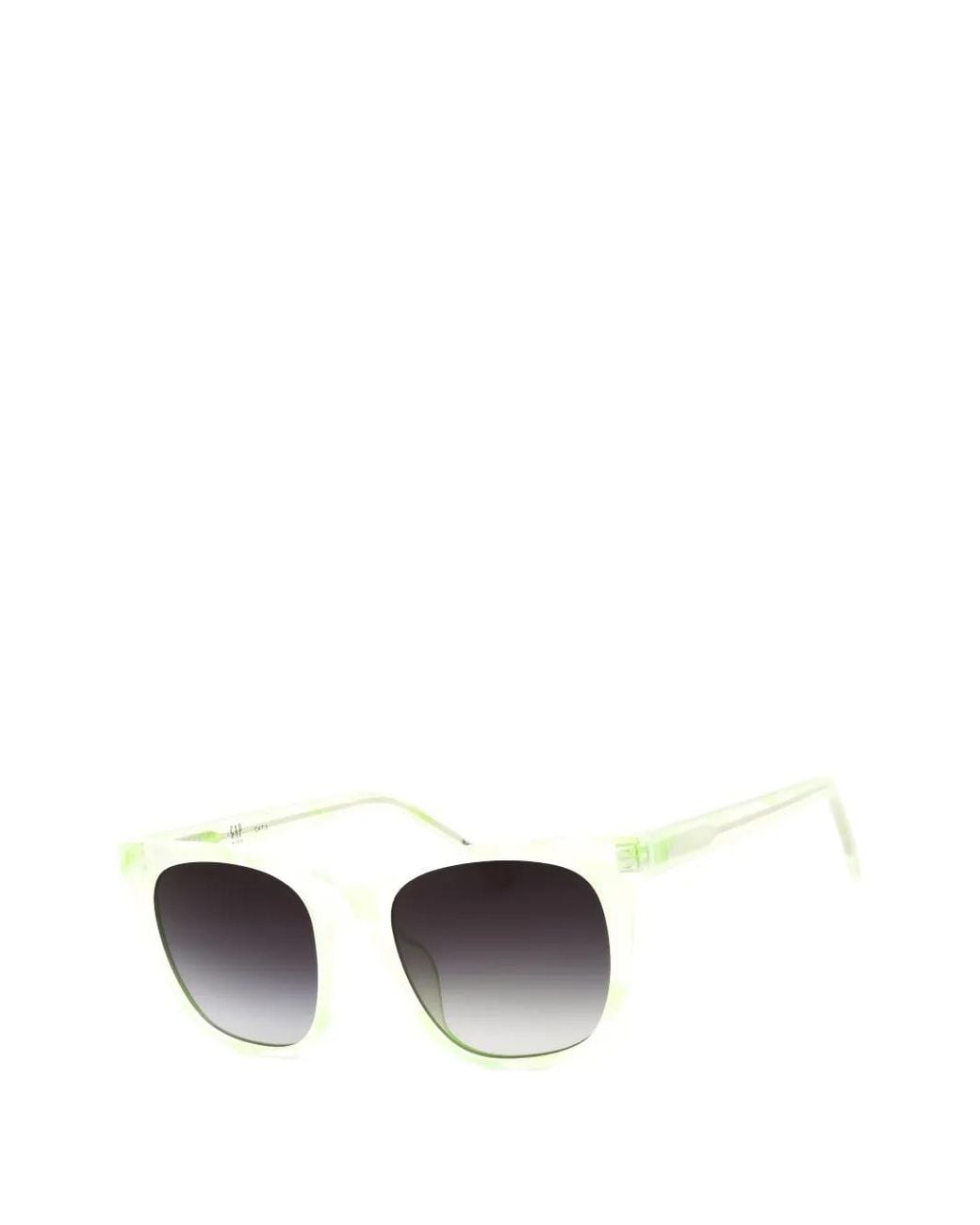 Gap White Rectangle-Frame Sunglasses
