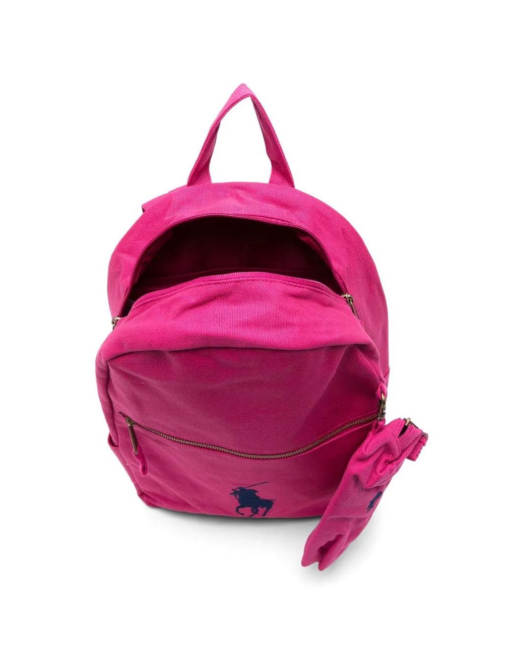 Polo Ralph Lauren Pink Pony-Motif Backpack