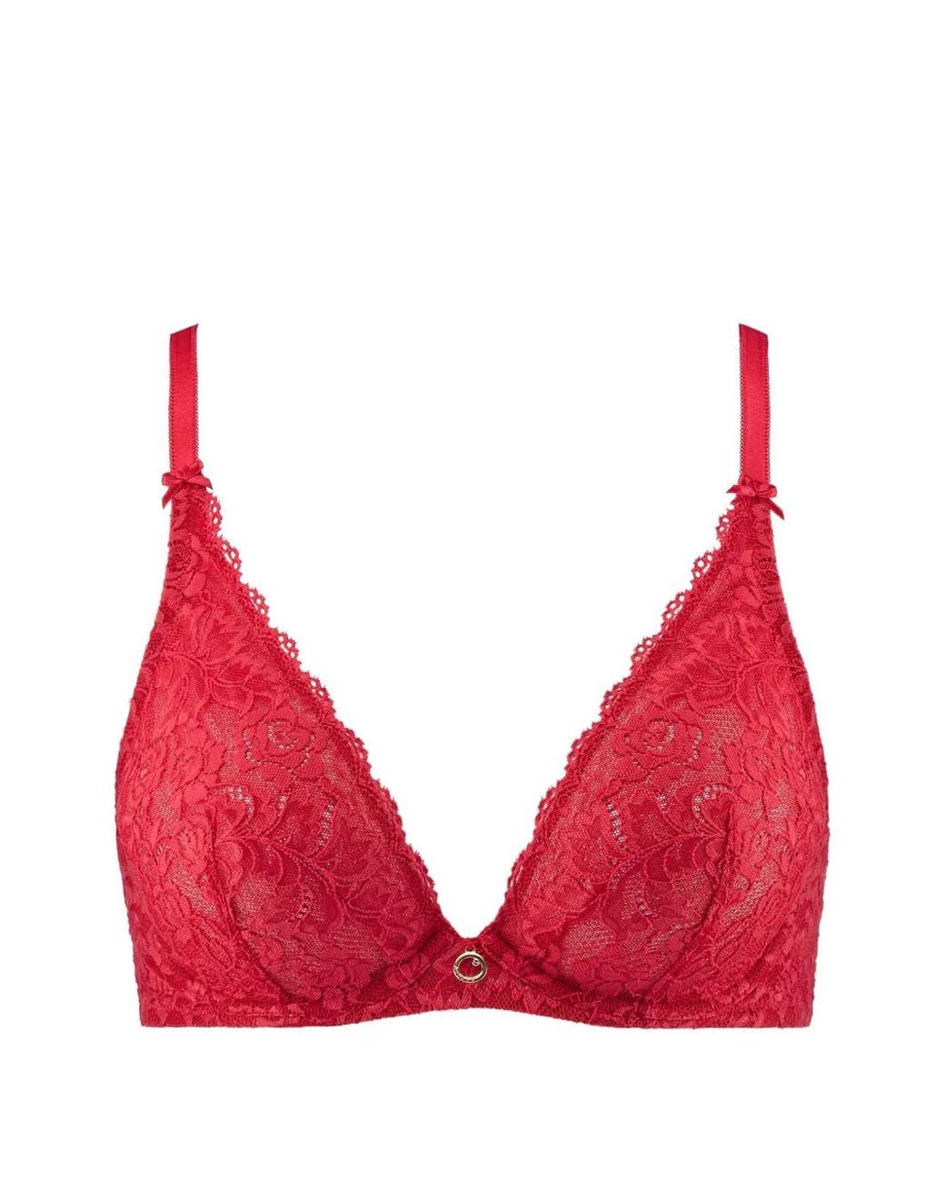 Aubade Red Rosessence Triangle Bra