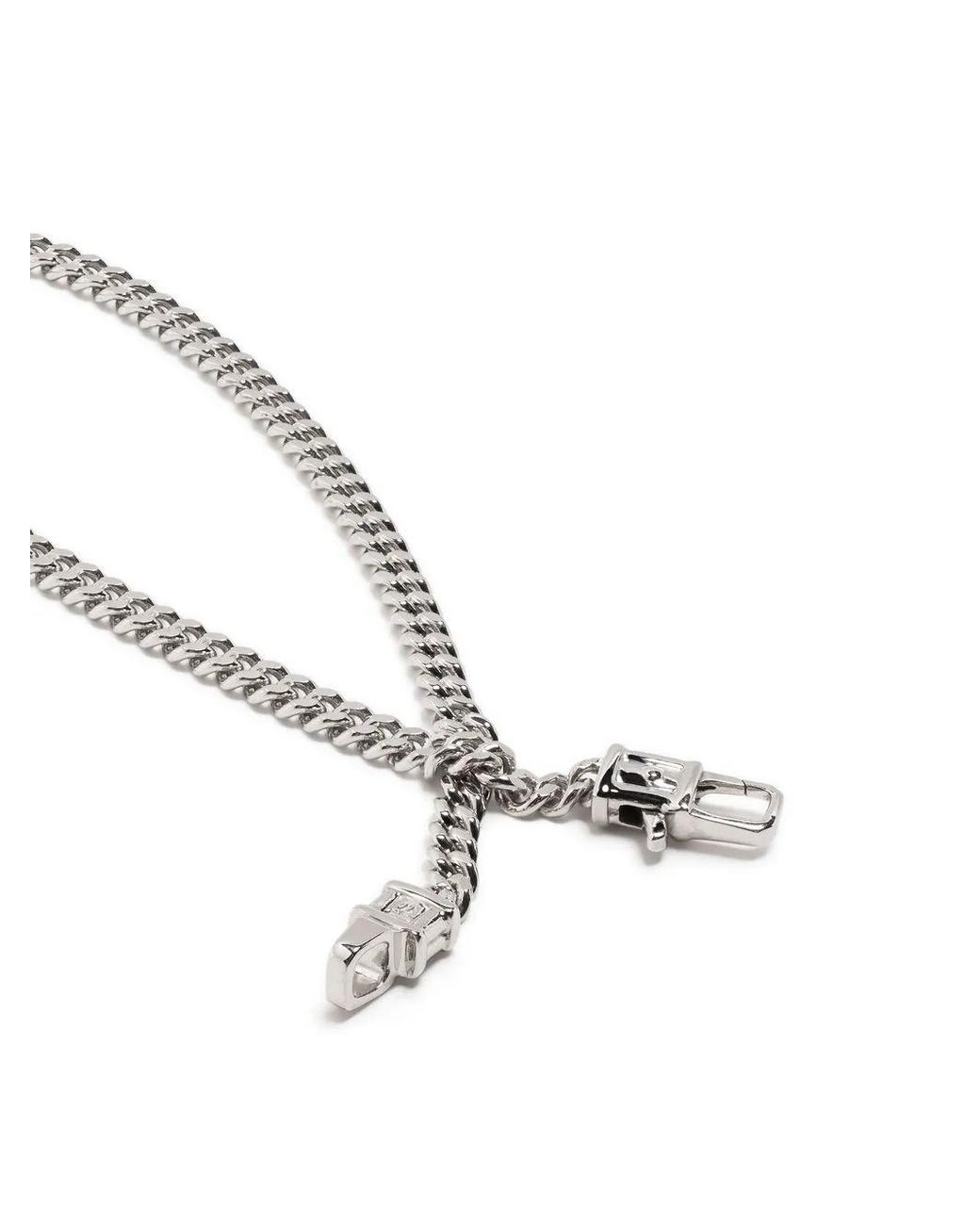 Tom Wood White Curb M Bracelet