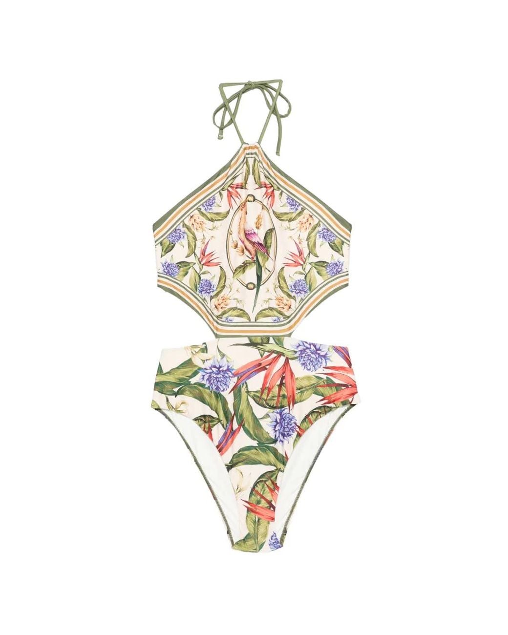 Farm Rio White Strelitzia One Piece