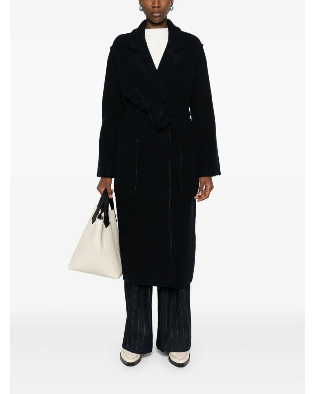 Max Mara Black Jene Coat