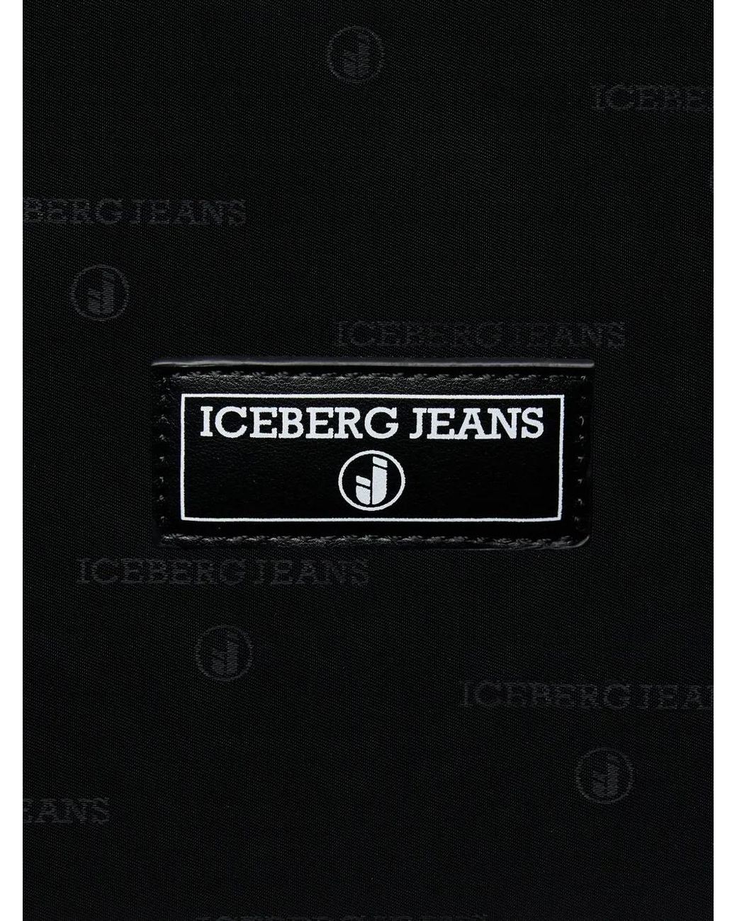 Iceberg Blue Jeans Stud-Embellished Shoulder Bag