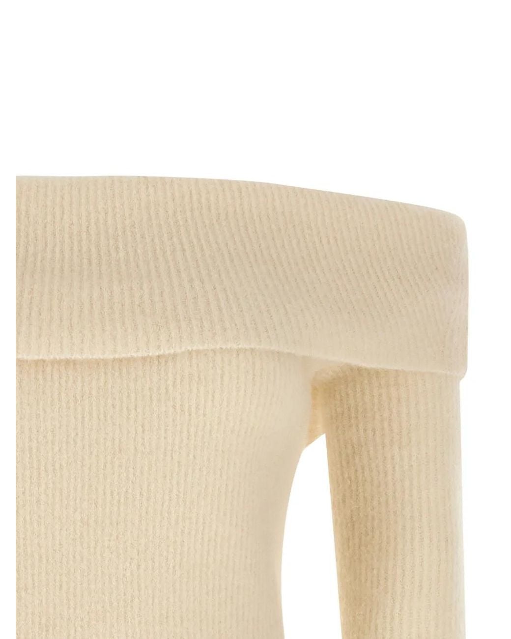 Pull Côtelé Cowl Rick Owens en coloris Natural