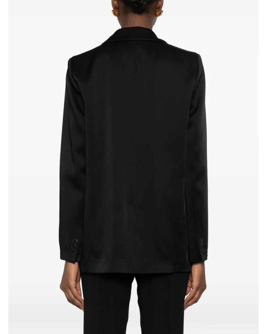 Chaqueta Con Botones Forte_forte de color Black