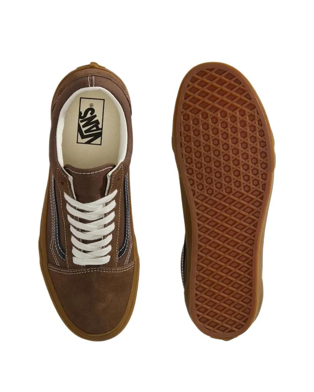 Vans Brown Old Skool Low-Top Sneakers