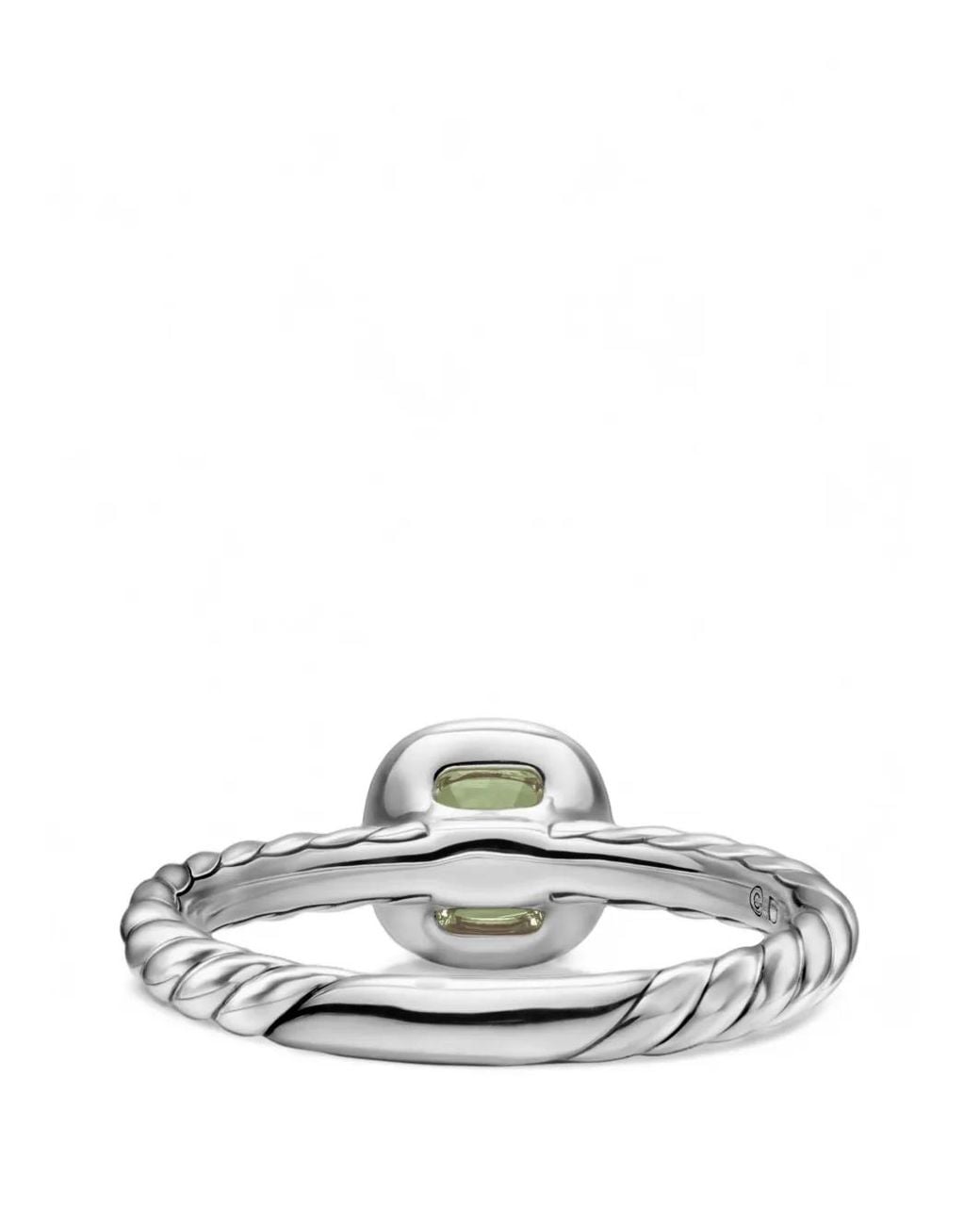 David Yurman Metallic Mercer Prasiolite Ring