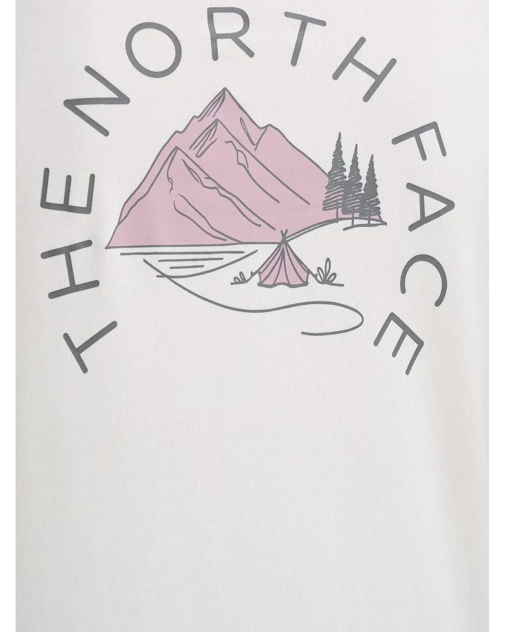 The North Face White Monte Graphic-Print Hoodie