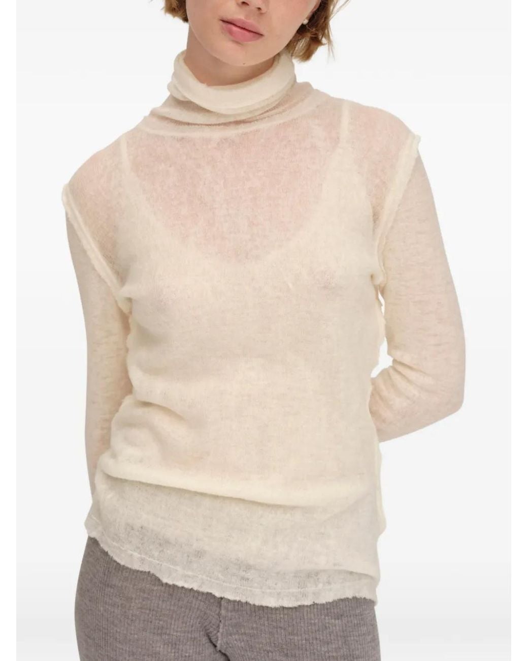 Gudrun & Gudrun Natural Bjørk High-Neck T-Shirt