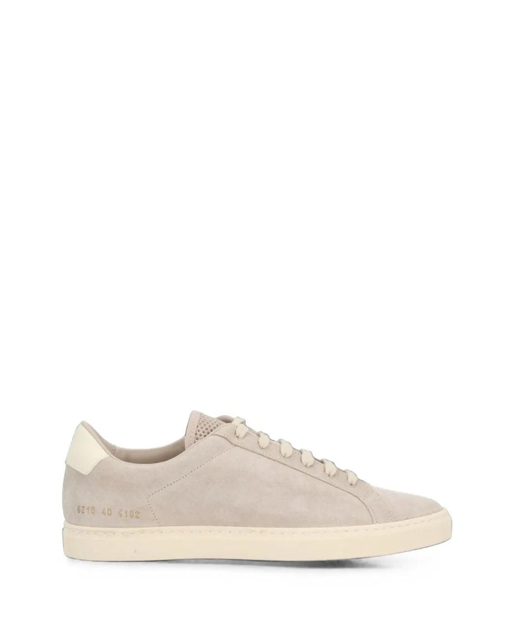Common Projects Natural Retro Lace-Up Sneakers