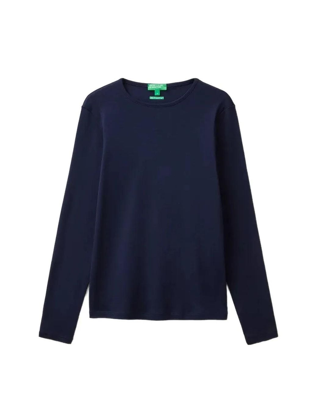 Benetton Blue Long-Sleeve T-Shirt