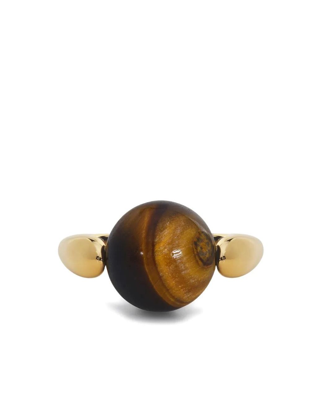 Monica Vinader Metallic Tiger-Eye Ring